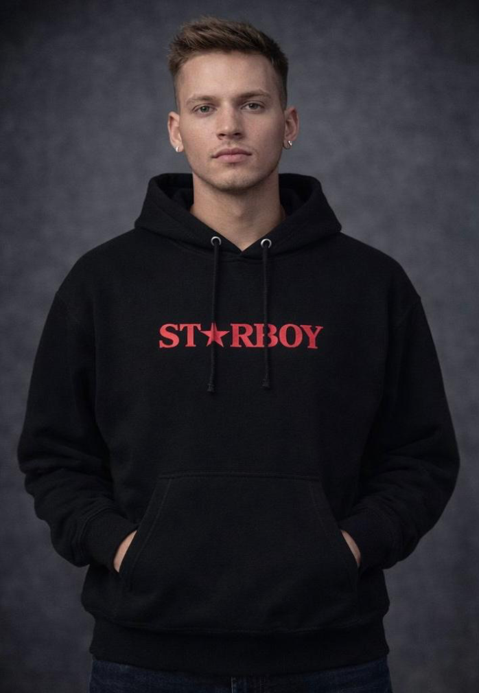 'Starboy' Oversized Hoodie (S)